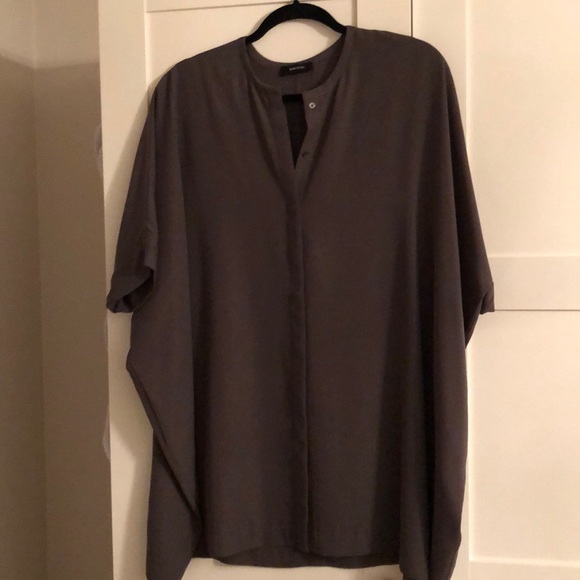 Aritzia babaton button down oversized S new olive - Picture 1 of 7